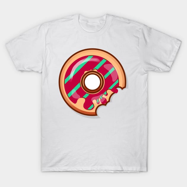 Iced Ring Donut T-Shirt by MysticTimeline